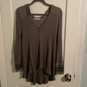 Waffle Knit Pullover